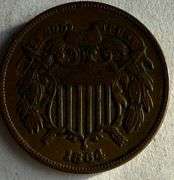 1864 Two Cent Piece
