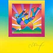 "Cosmic Flyer on Blends" by Peter Max