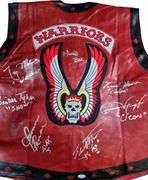 The Warriors Movie Cast Autographed Leather Vest Exact Proof ACOA
