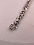 certified brand new men's diamond cuban link bracelet