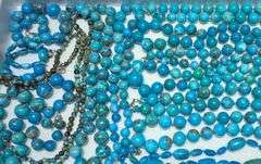 All-Natural high grade Persian turquoise Necklace and Bracelet