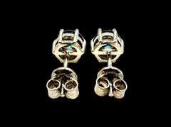 Sparkling 2 Ctw London Blue Simulated Diamond Earrings