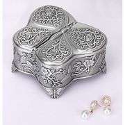 Butterfly-Shaped Metal Jewelry Box