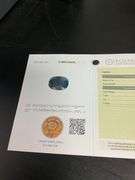 certified natural blue sapphire 2.65 carat