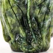 Natural Hand-Carved Jade Dragon