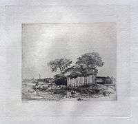 Extremely Rare and Collectible Antique Etching After Rembrandt, c. 1880