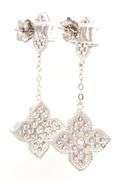 925 Sterling silver cubic zirconia dangle earrings