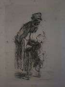 Collection of 15 Very Rare Etchings After Rembrandt (c. 1880)