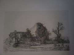 Collection of 15 Very Rare Etchings After Rembrandt (c. 1880)