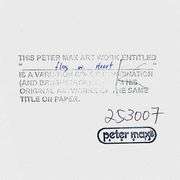 "Flag with Heart" by Peter Max