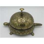 Antique-Style Large Tortoise Desk Bell