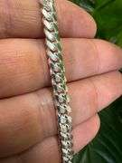 Sterling Silver Solid Miami Cuban Link Chain 5.7mm 925 Italy Heavy Curb Necklace 24" Inch