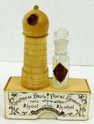 Vintage German Dralle's Perfume Bottle & Lighthouse Box