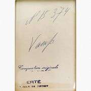 "Prologue, Vamp, March 3, 1958" by Erte (1892-1990)