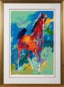 Limited Edition LeRoy Neiman Signed 'Horse' Serigraph