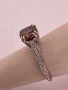 CERTIFIED 14K WHTE GOLD DIAMOND RING