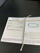 CERTIFIED 14K WHITE GOLD DIAMOND BRACELET
