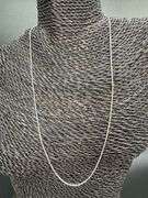 10k White Gold Rolo Chain 1.22mm 22" Necklace
