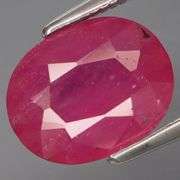 Heavy! 3.13ct untreated violet red Madagascar Ruby!!!