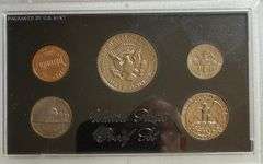 Five 1972  Blue Box US Proof Sets