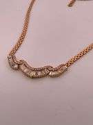 CERTIFIED 18K YELLOW GOLD DIAMOND NECKLACE