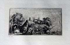Extremely Rare and Collectible Antique Etching After Rembrandt, c. 1880