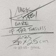 "Gaze of the Timeless" by Mark Kostabi