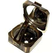 Solid Brass Vintage-Style Compass