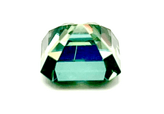 Impressive 4.5 Ct Emerald Green Assher Cut Fire Moissanite Solitaire