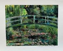 Claude Monet, Japanese Bridge, Signed by the Estate