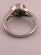 CERTIFIED 14K WHITE GOLD DIAMOND RING