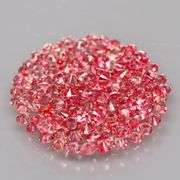 Vibrant color! Diamond cut! 2.67ct  cherry pink Sapphire set!