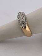 CERTIFIED BRAND NEW DIAMOND DOME RING / BAND
