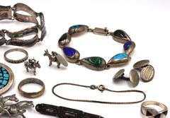 Big group lot of vintage 925 sterling silver mixed jewelry