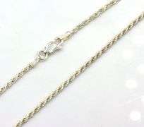 Lot of 3 Italian 925 sterling silver rope chains