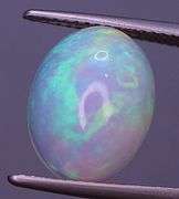 Gorgeous smoldering multi patterned 4.41ct Welo Opal!