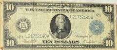 $10 Series 1914 San Francisco FR Note