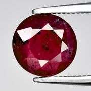 Real! 1.01ct blood red Burmese Ruby with a silver sheen! Heated only!