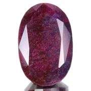 Huge 1650 Ct Natural Mined From The Earth Certified Red Ruby Solitaire