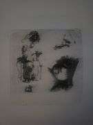 Collection of 15 Very Rare Etchings After Rembrandt (c. 1880)