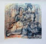Collectible Pencil Numbered Pablo Picasso, The Lovers