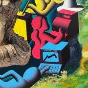 "Fish Phantom Frolic" by Mark Kostabi & Tadanori Yokoo