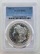 1881-S Morgan Silver Dollar, PCGS MS63