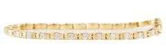3.00ctw Round Diamond Bar Set Tennis Bracelet in 14K