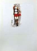 Rare Vintage Renato Guttuso Erotic Art Circa 1981