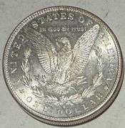 1897 S Frosty White BU Morgan Dollar