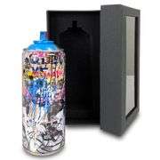 "Smile (Cyan)" by Mr. Brainwash