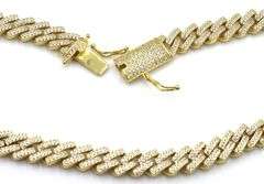 925 Sterling silver cubic zirconia link chain necklace