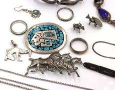 Big group lot of vintage 925 sterling silver mixed jewelry