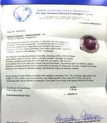 Captivating Massive 14.25CTS Oval Cabochon-Cut Star Ruby & 1.25CTW White Sapphire Ring in 14K Gold O